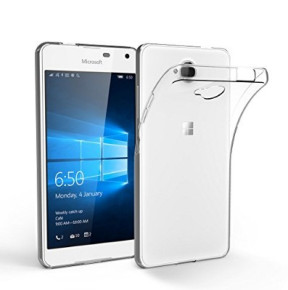Силиконов гръб ТПУ ултра тънък за Microsoft Lumia 650 кристално прозрачен